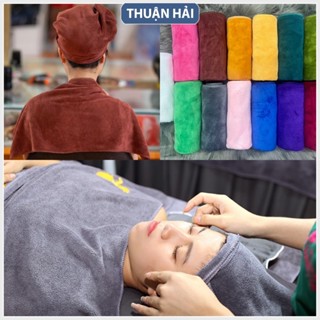 CÔMBO 5->10Khăn size35*75cm. Khăn mặt, Khăn gội đầu-Trải gối Spa, Khăn làm tóc, Khăn Nail, Khăn gym.