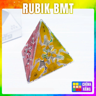 Rubik biến thể Qiyi Gear Cube Trong suốt, Pyraminx Transparent, Rubic Biến Thể Bánh Răng Đồ Chơi Thông Minh Cho Trẻ E