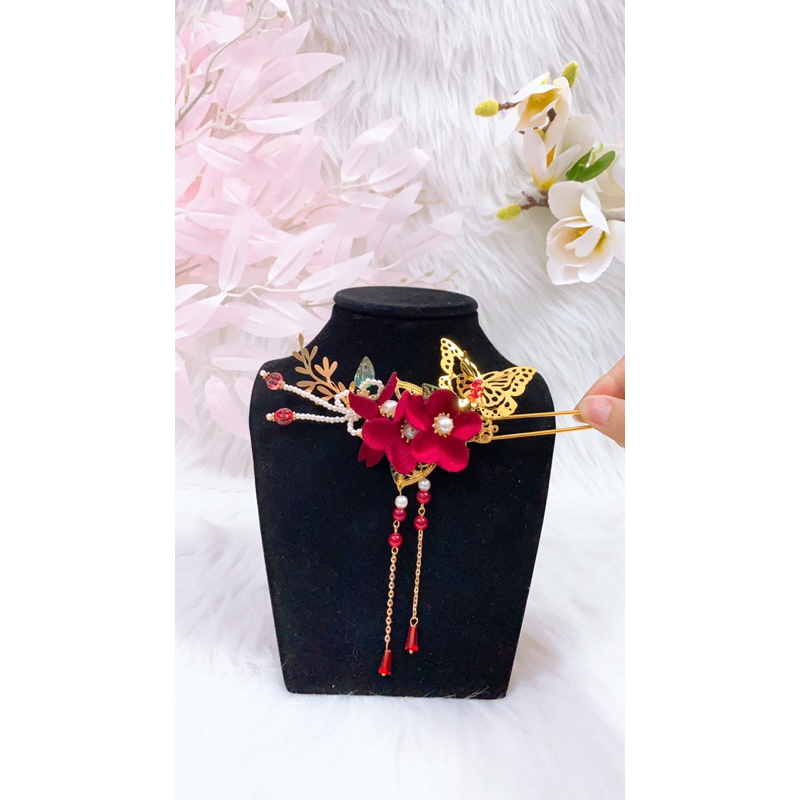 Tổng hợp Trâm cô dâu nhẹ nhàng - size vừa