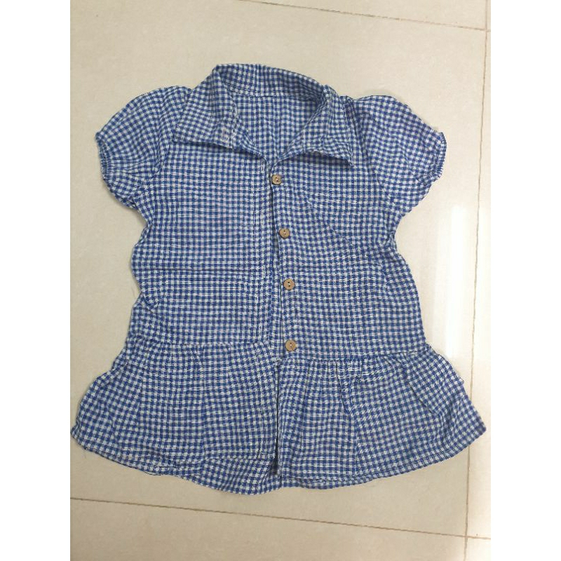 Váy kẻ caro cộc tay trẻ em siêu đẹp mát cho bé từ 7kg đến 45 kg có size bự
