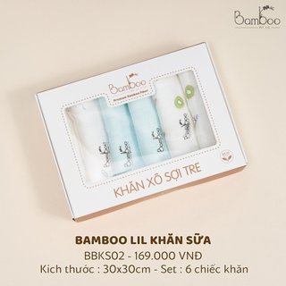 [Mã BMTTC60K giảm đến 60K đơn 50K] Khăn tắm và khăn xô sữa sợi tre Bamboo 3 lớp cho bé LiL Little Love