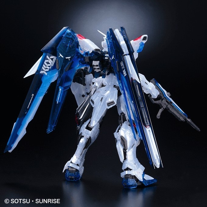 Mô hình khớp Gundam MG Freedom 2.0 Clear Color The Gundam Base Limited loại nhựa trong 1962 5-1