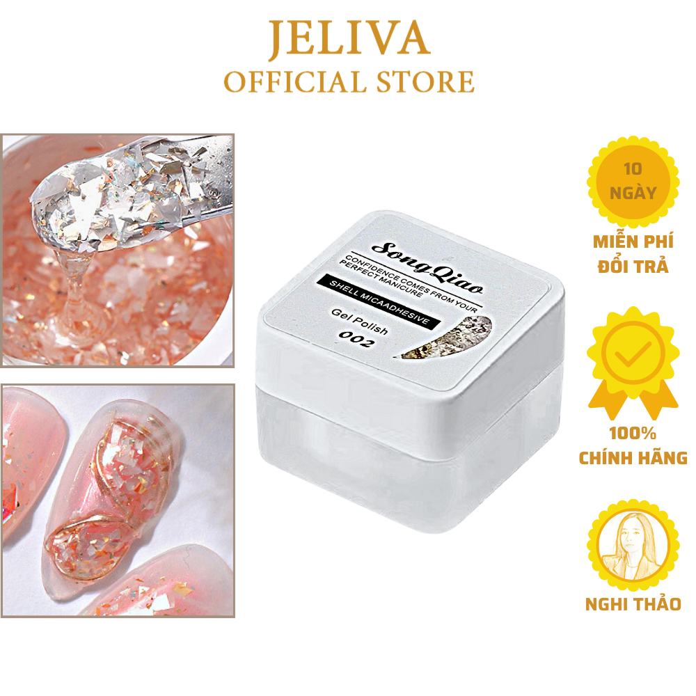 Gel nhũ ẩn xà cừ trang trí móng 8g JELIVA