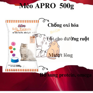 Thức ăn khô cho mèo Apro 500gr
