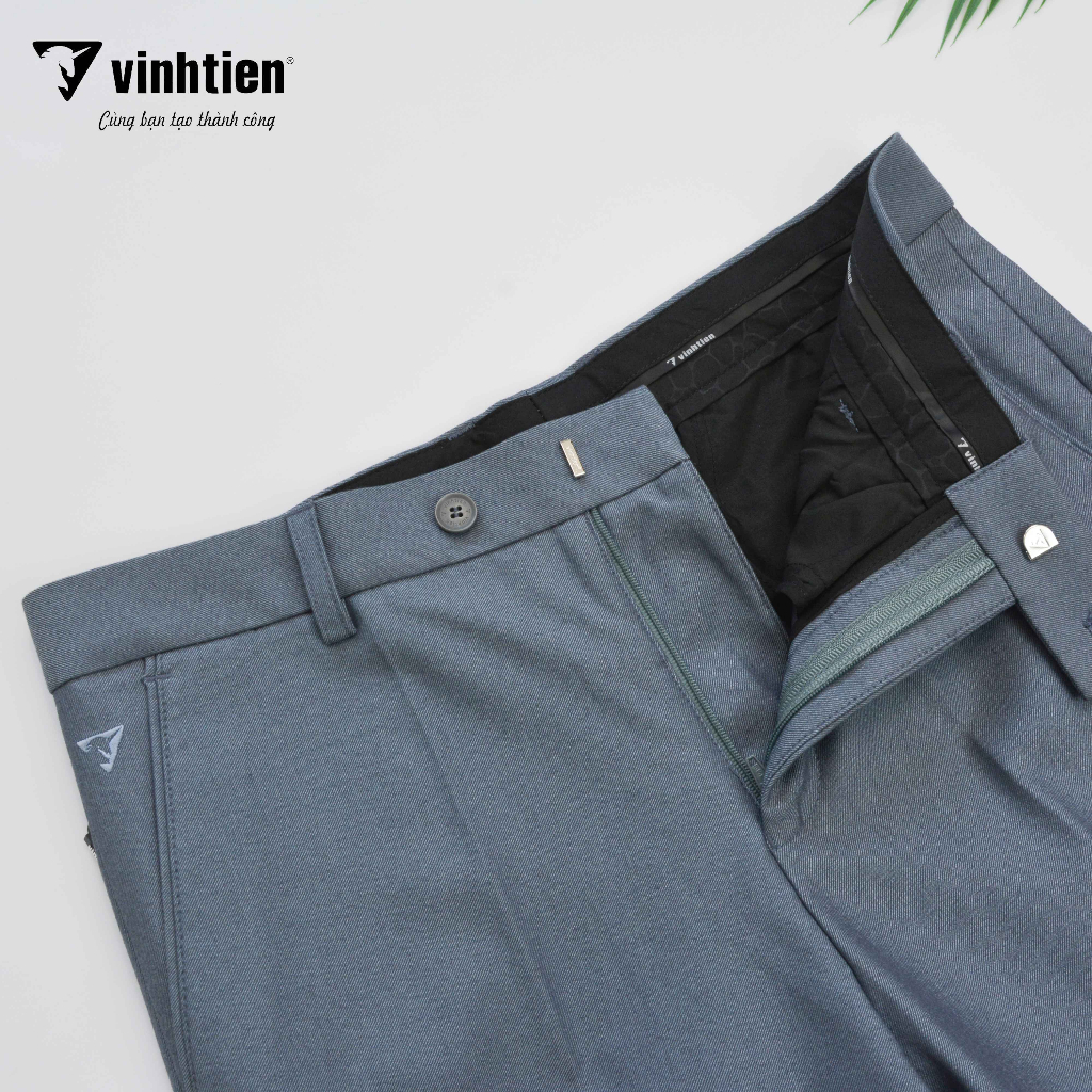 Quần Tây Dáng Trẻ Form Ôm 0ly Slimfit Vĩnh Tiến 482 - Mã 04
