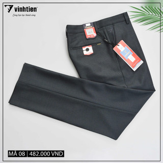 Quần Tây Dáng Trẻ Form Ôm 0ly Slimfit Vĩnh Tiến 482 - Mã 08
