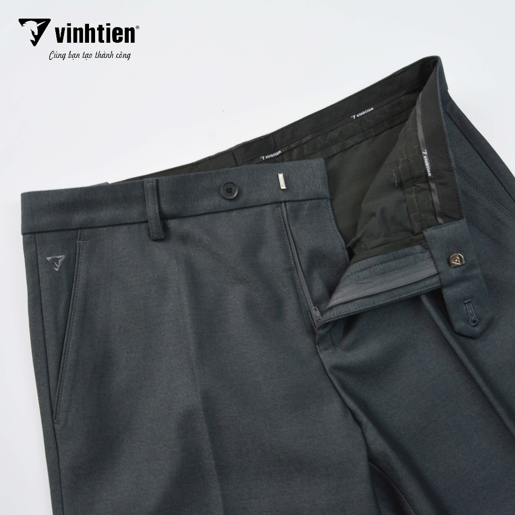Quần Tây Dáng Trẻ Form Ôm 0ly Slimfit Vĩnh Tiến 482 - Mã 08