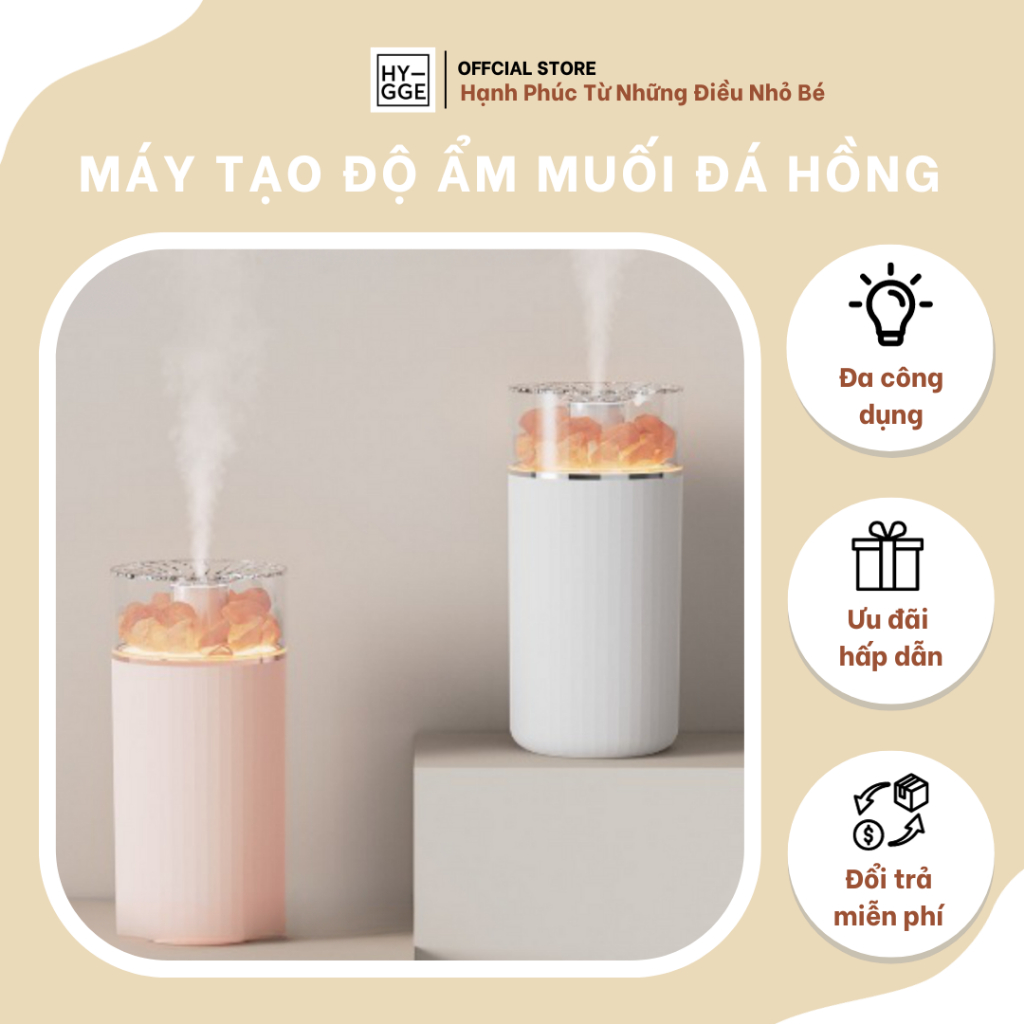 Máy tạo độ ẩm muối đá hồng phun sương