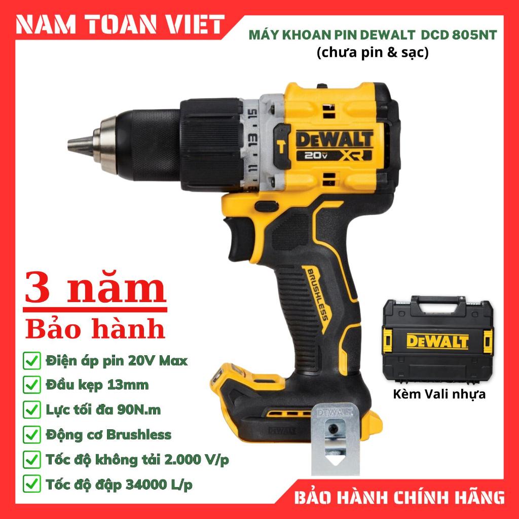 Máy khoan Pin DeWalt DCD805NT (Chưa Pin &amp; Sạc)