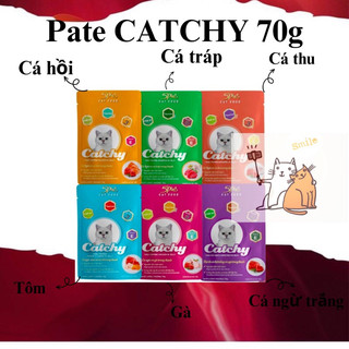 Pate cho mèo 5Plus Catchy gói 70g