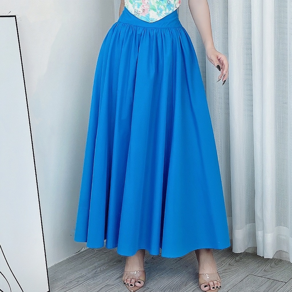 Chân Váy Trơn Nữ Dáng Rộng Phong Cách Dễ Thương Chất Thô Nến 4 Màu MIMIX DH4190