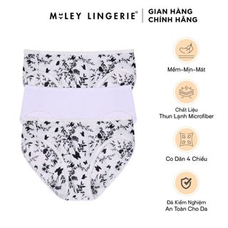 Combo 3 Quần Lót Nữ Lưng Cao Thun Lạnh Họa Tiết Active Miley Lingerie- FMPXX25