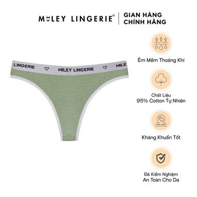 Quần Lót Nữ Lọt Khe Miley Lingerie Cạp Cao Melange Active FMS67