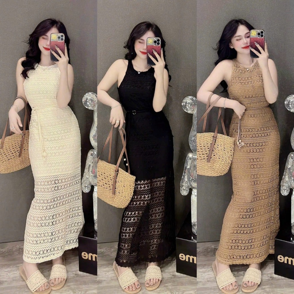 Đầm nữ body ren siêu hót có 3 tông màu cực xinh dễ dang lựa chọn