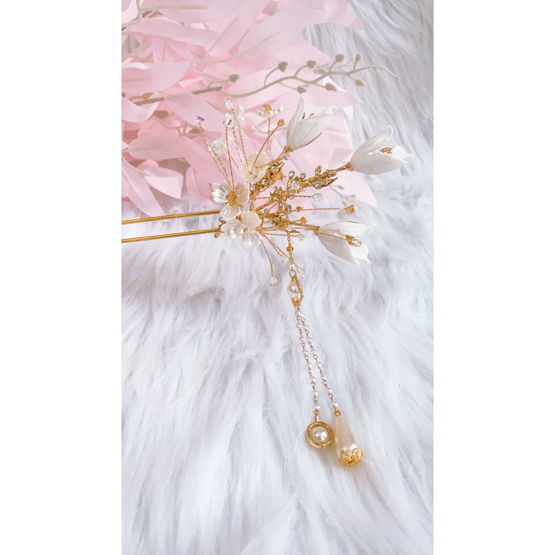 Trâm Hoa TuLip phối Pha lê mẫu mới