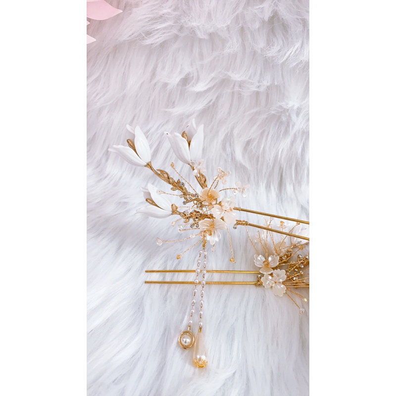 Trâm Hoa TuLip phối Pha lê mẫu mới