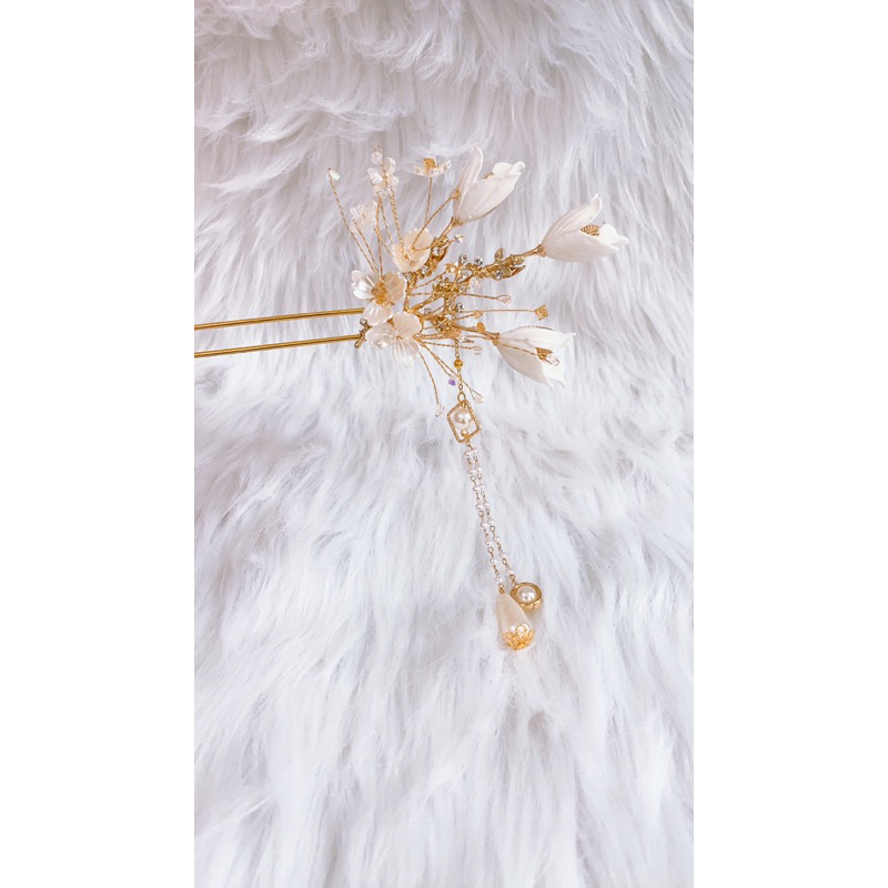 Trâm Hoa TuLip phối Pha lê mẫu mới