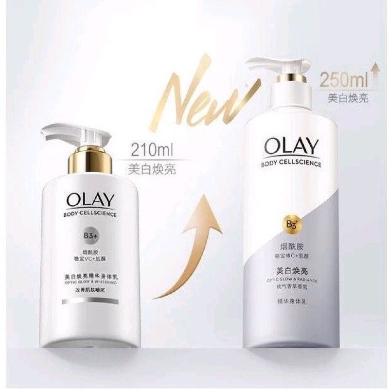 Sữa Dưỡng Thể OLAY Vitamin C Bright Ultra Whitening Dưỡng Trắng Da Toàn Thân 250ml