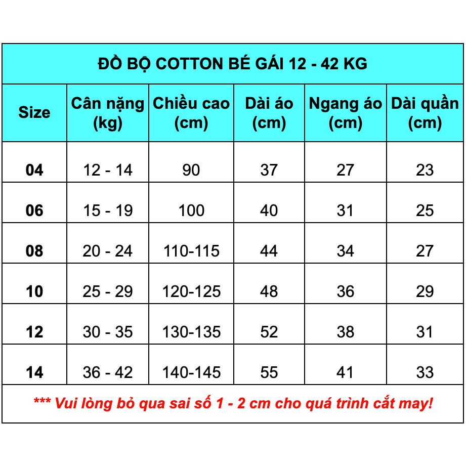 Đồ Bộ bé gái chất thun cotton mềm mịn mát in hình Hottrend siêu dễ thương, Quần áo trẻ em size đại