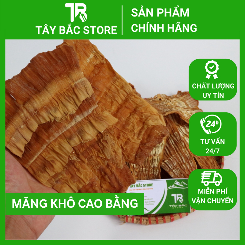 Măng Cao Bằng Túi 500G Măng Mầm Phơi Khô Tự nhiên, Không Chất Bảo Quản