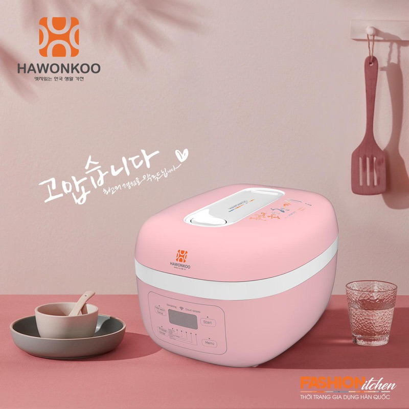 Nồi cơm điện tử cao tần Hawonkoo RCH-152 1300W 1.5L Hàng chính hãng - Bảo hành 12 tháng