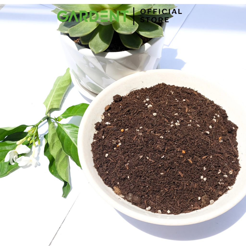 Đất Trồng Hoa Hồng Hữu Cơ GARDENT Đất Trộn Sẵn Nguyên Chất 100% Đã Qua Xử Lý Giàu Dinh Dưỡng Bao 2Kg 5Kg