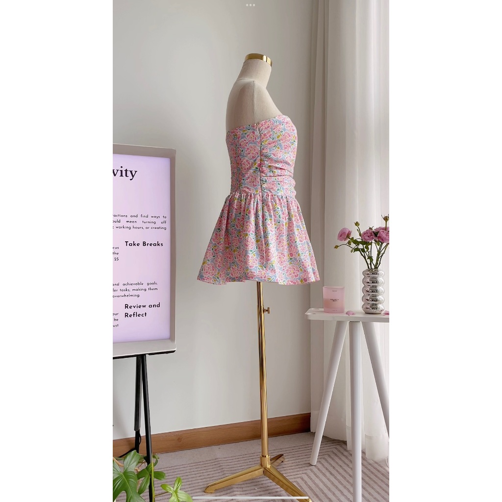 ORIGINALITY - ĐẦM XẾP LY TÙNG XOÈ - FREESIA DRESS - PASTEL