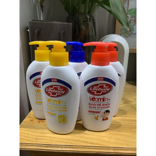 Nước rửa tay Lifebuoy chai 180ml, túi 450g