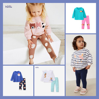 Bộ đồ ngủ bé gái Little Maven bộ nỉ , bộ thun cotton bé gái nhiều mẫu HAM28