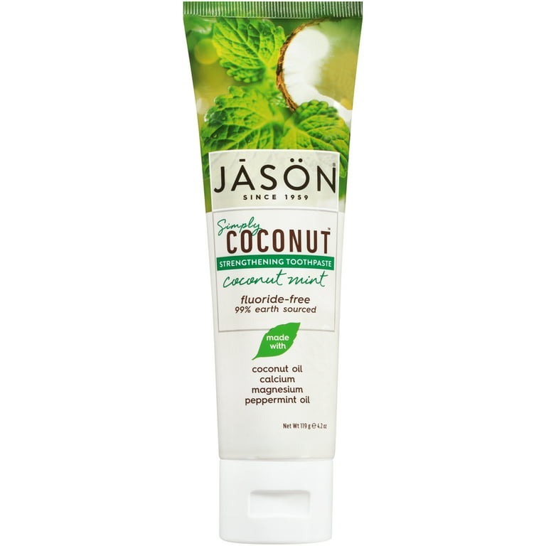 Kem đánh trắng răng Jason Simply tinh chất dừa 119gr