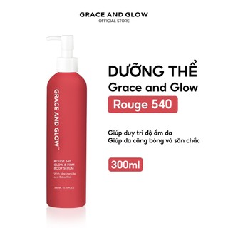 Sữa dưỡng thể trắng da căng bóng Grace & Glow Rouge 540 Body Serum 300ml
