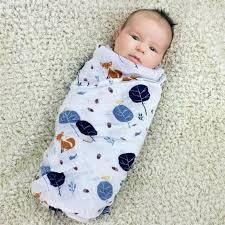 Khăn tắm cuộn Muslin Swaddle organic cotton 100x120cm