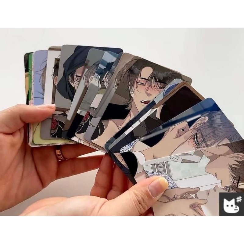 Card bo góc  truyện manhwa Rose and Chamgagne và Gaechaban hàng chính hãng Lezhin