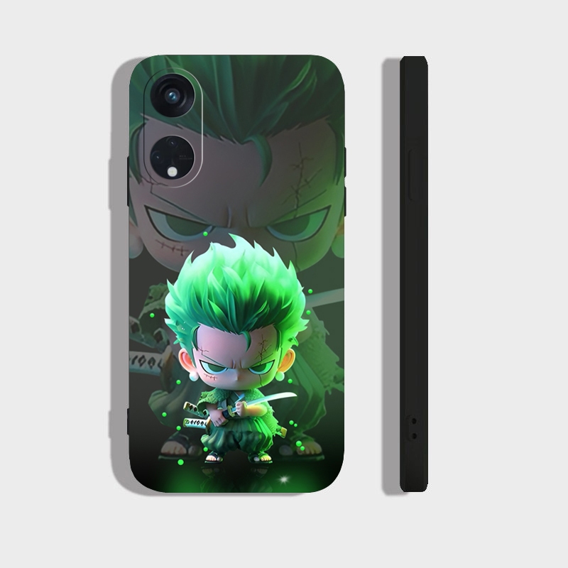 Ốp lưng Oppo Reno 8T 5G, Reno 8T 4G cạnh viền vuông, có bảo vệ camera in hình ONE PIECE, GOKU