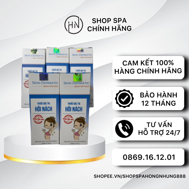 Serum Hôi Nách Skin Dermatic Đ. i ê. u T r. i Mùi Hôi Nách, Hôi Chân Hiệu Quả 100%