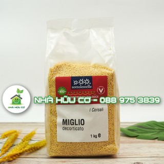 Hạt kê hữu cơ đã bóc vỏ sottolestelle 500g/100g - date: 10/2024 - shanti