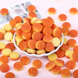 Mô hình bánh trung thu phụ kiện trang trí charm slime