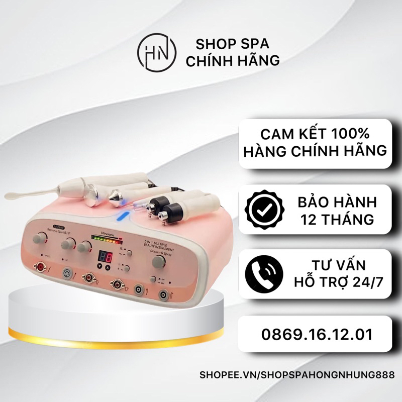 Máy 5in1, Máy Chăm Sóc Da 5 In 1 Đa Năng Mẫu Mới Nhất 2023 Bảo Hành 12 Tháng