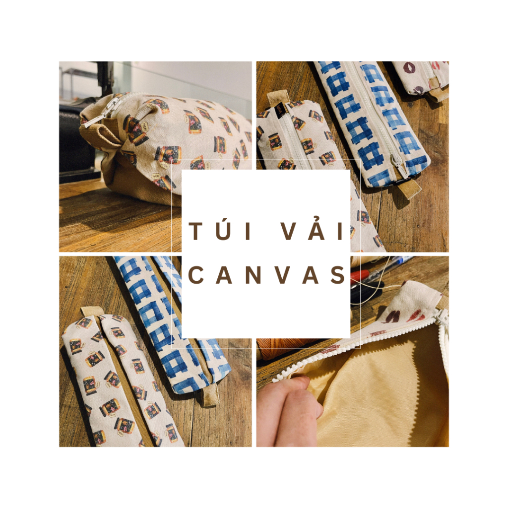 Bóp Vải Canvas Biến Hình Đựng Đồ Trang Điểm | Dụng Cụ Học Tập | Đồ Lưu Niệm 𝐏𝐡𝐨𝐧𝐠 𝐂𝐚́𝐜𝐡 𝐇𝐨𝐚̣ 𝐓𝐢𝐞̂́𝐭 𝐕𝐢𝐧𝐭𝐚𝐠𝐞