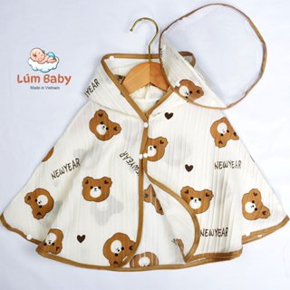 Áo choàng cho bé, áo choàng chống nắng, chắn gió, kèm kính chống giọt bắn LB-KIDS