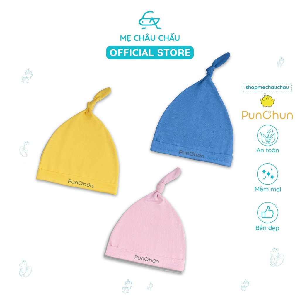 Set Phụ Kiện Bao Tay Bao Chân Mũ Punchun Buddies Cho Bé