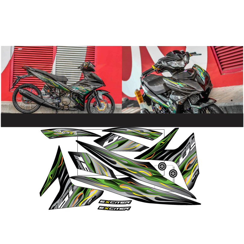 Tem rời mẫu lửa exciter 150