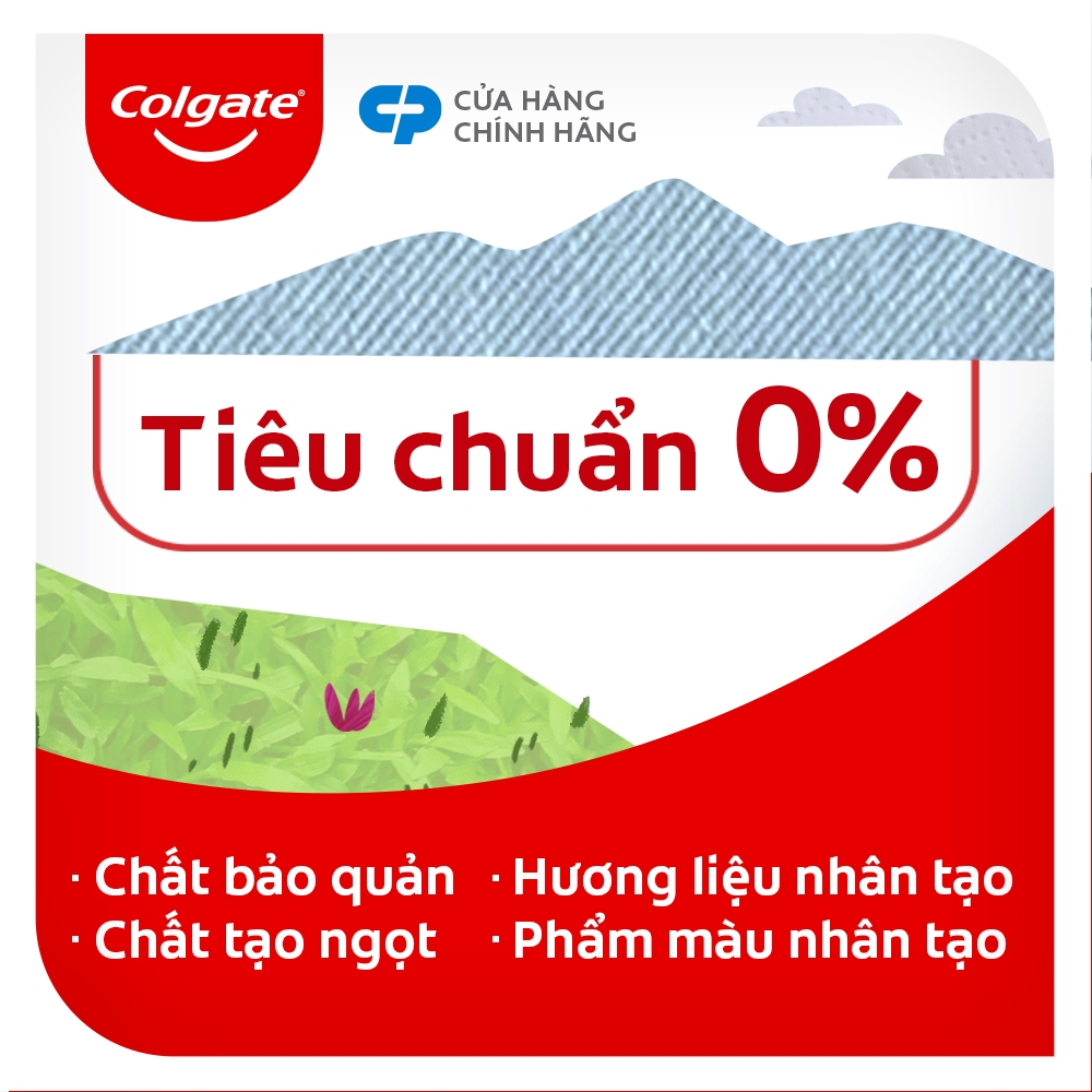 Bộ 2 Kem đánh răng Colgate Kid Free From cho bé 3-5 tuổi không chất bảo quản 80g