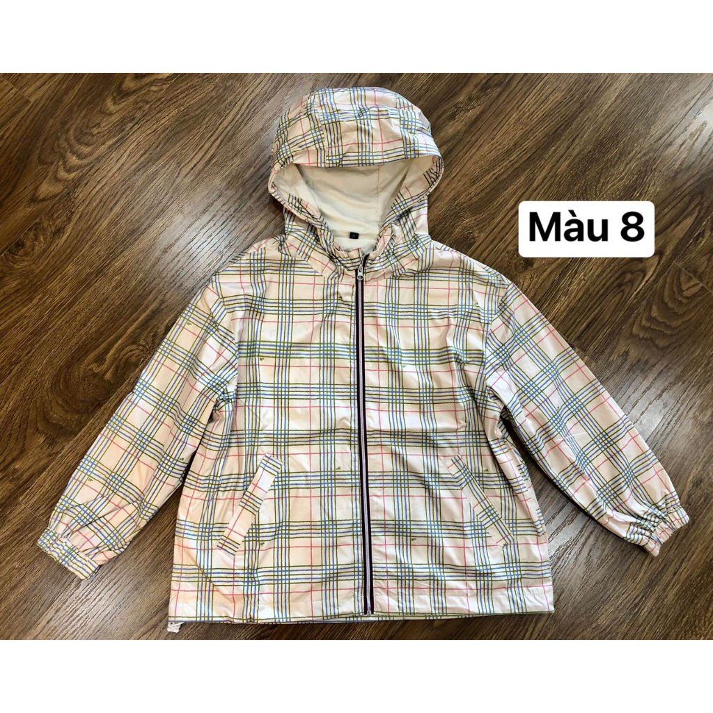 Áo khoác gió 2 lớp cho bé xuất Hàn vải đẹp bảng màu siêu xinh