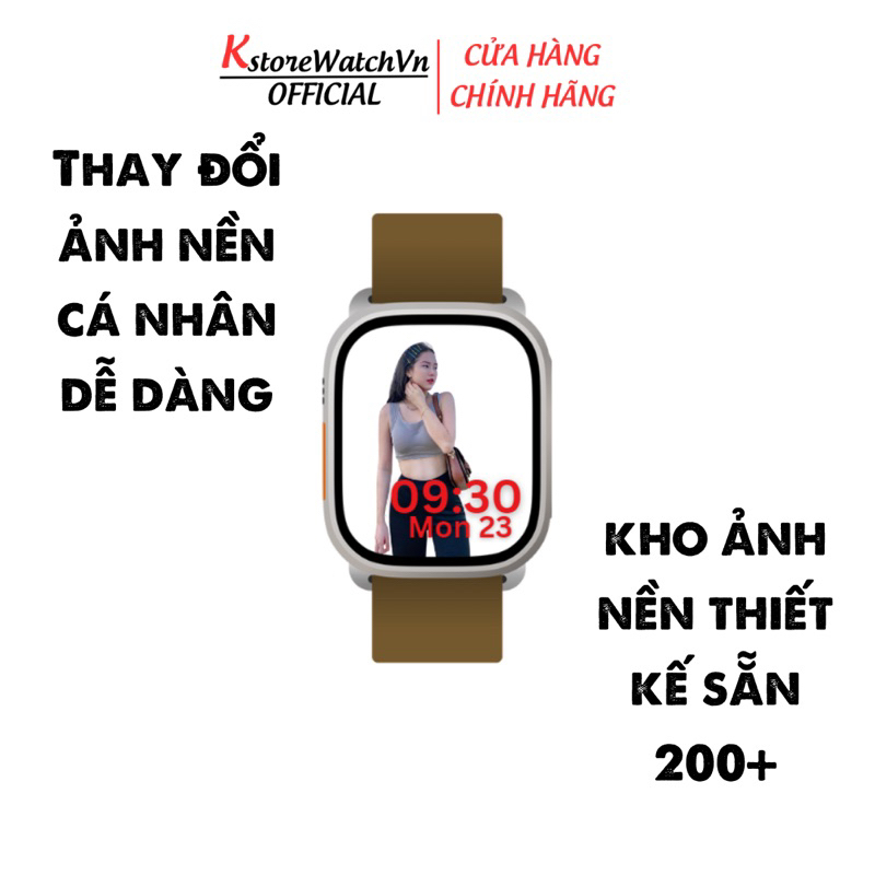 Đồng Hồ Thông Minh HK8 PRO MAX Màn Hình Super Amoled 2.12 Inch Tràn Viền Cân Đối Theo Dõi Sức Khoẻ KstoreWatchVn Mall