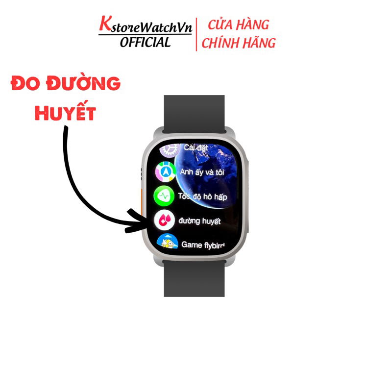 Đồng Hồ Thông Minh HK8 PRO MAX Màn Hình Super Amoled 2.12 Inch Tràn Viền Cân Đối Theo Dõi Sức Khoẻ KstoreWatchVn Mall