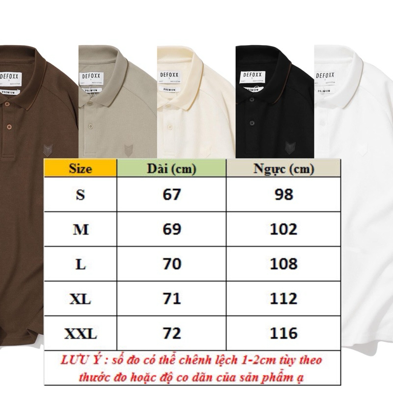 POLO DEFOXX / ÁO POLO NAM/ POLO NEW