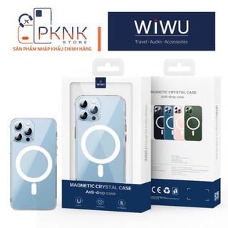Ốp lưng wiwu magnetic crystal iphone 12 13 14 series