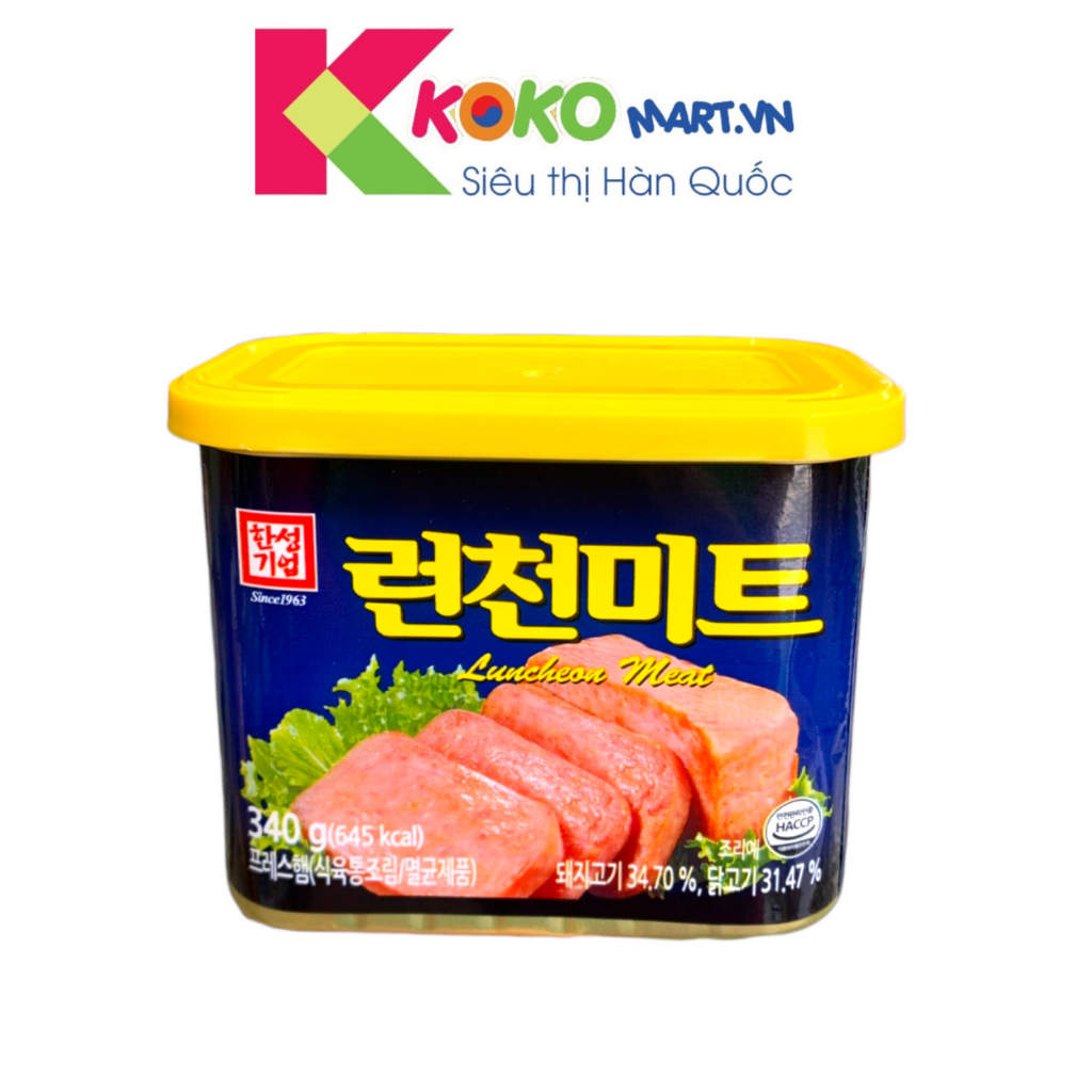 Thịt Hộp  Hàn Quốc Hansung 340g