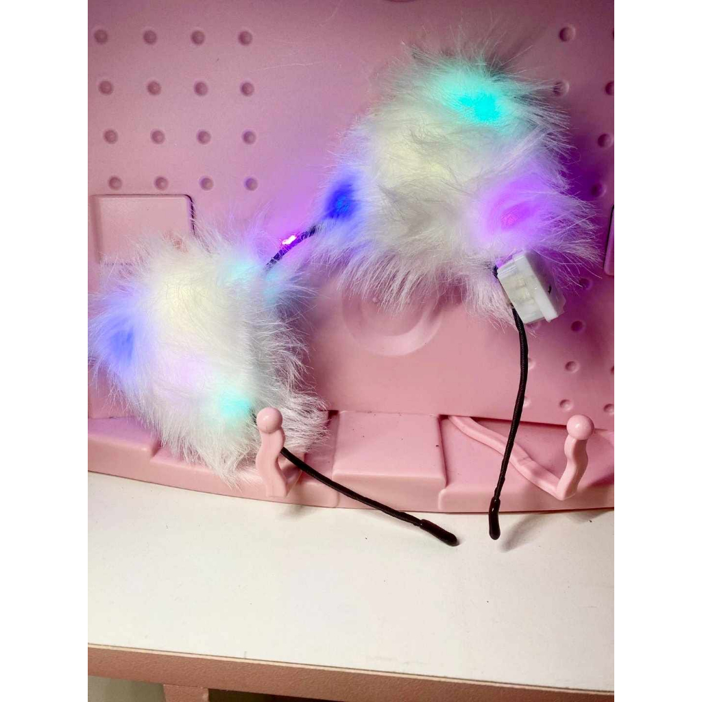 Băng Đô Cài Tóc Hình Tai Thỏ Nhấp Nháy 3 Chế Độ 10 Bóng Xinh Xắn, Bờm Cài Tóc Phát Sáng Cho Bé Dùng Khi Lễ Hội, Noel